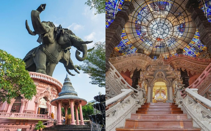 圖片來源：SENSE OF THAI@IG      3. 清邁松達寺松達寺的全白色建築吸引很多人拍攝泰服照，穿著泰服的你就像是四周的純白色之中唯一的色彩，而且寺廟精美的